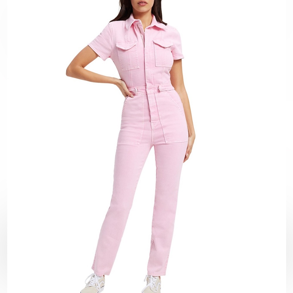 Good American Pink Jumpsuit